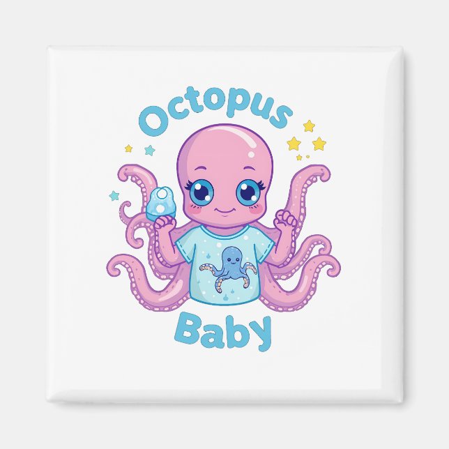Magnet Octopus Baby  (Front)