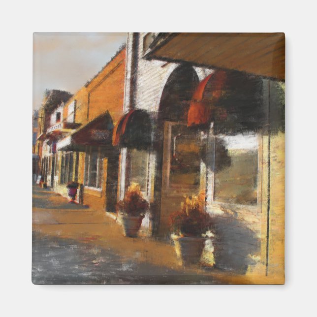 Magnet of Brighton Michigan Scene (Devant)