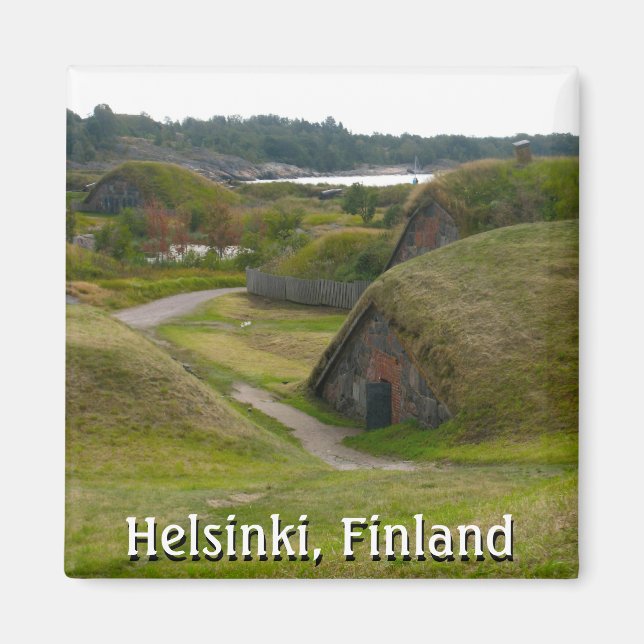 Magnet of Soumenlinna Island, Helsinki, Finland (Front)
