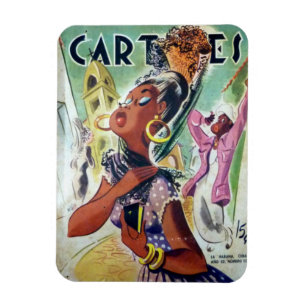 Magnet of Vintage Cuba Refrigerator Beautiful Cuba