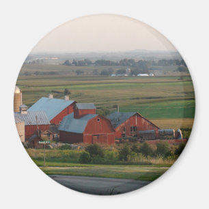 Magnet paysager de la ferme du Midwest
