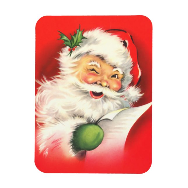 Magnet Père Noël Flex vintage (Vertical)