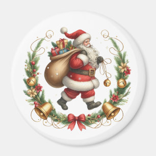 Magnet Père Noël vintage
