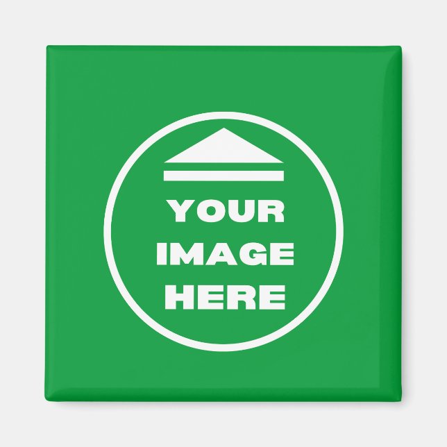 Magnet - Personalized - Add Image / Text  (Front)
