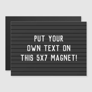 MAGNET PERSONNALISÉ - Ajoutez votre texte ou votr