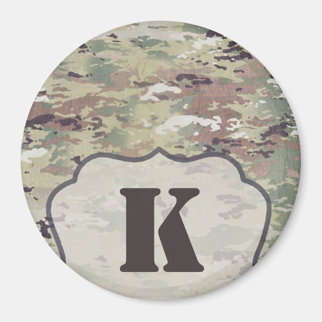 Magnet personnalisé Armée OCP Camo Uniform Camofla (Devant)