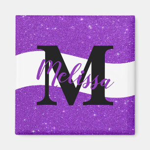 Magnet personnalisé avec paillettes