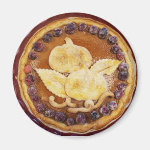 Magnet photo citrouille à tarte