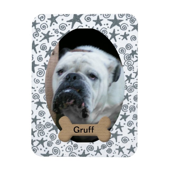 Magnet photo de chien (Vertical)