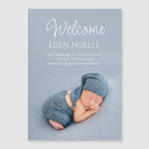 Magnet photo de Faire-part de naissance Bébé de sc
