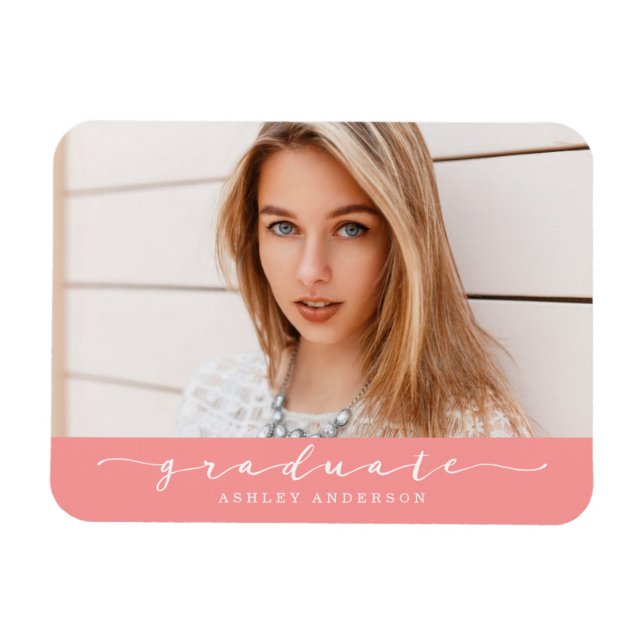 Magnet photo de grade de corail classique (Horizontal)