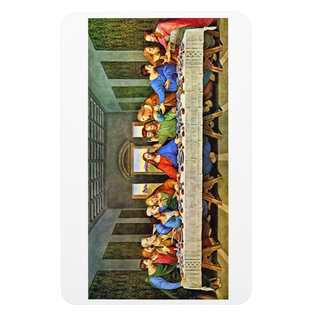 Magnet photo Dernier de la soupe Jésus flexible (Vertical)