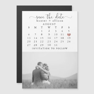 Magnet photo   Enregistrer la date