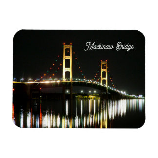 Magnet photo flexible du pont Mackinaw