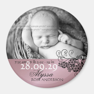 Magnet photo Floral Paisley