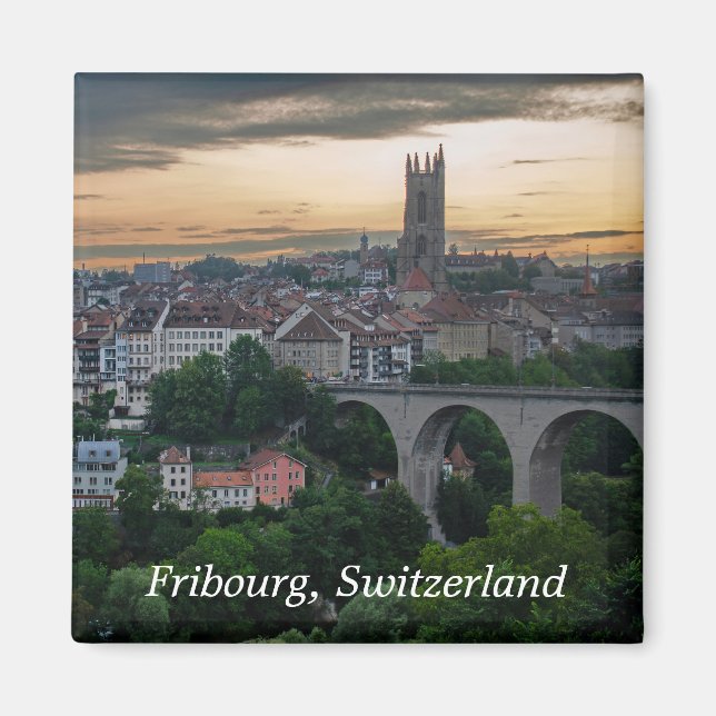 Magnet photo Fribourg Suisse (Devant)
