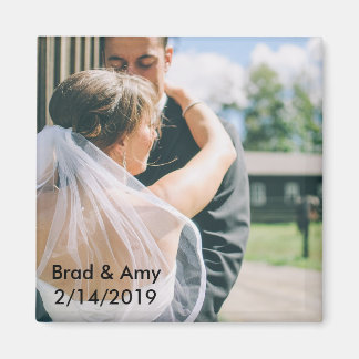 Magnet photo mariage