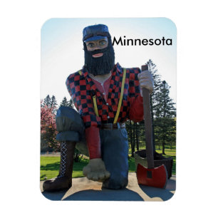 Magnet photo Paul Bunyan 3"x4"