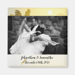 Magnet photo personnalisé Sunny Morning Farm Count