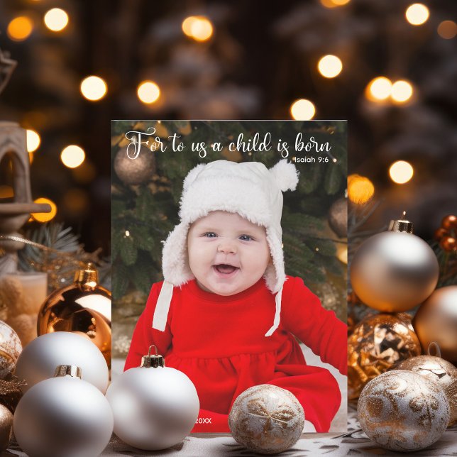 Magnet photo pour bébé de Noël (Créateur téléchargé)