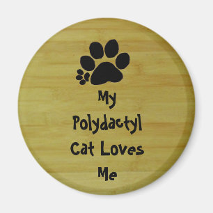 Magnet - Polydactyl Cat Love