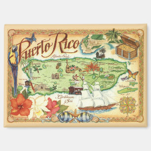 Magnet Porto Rico vintage