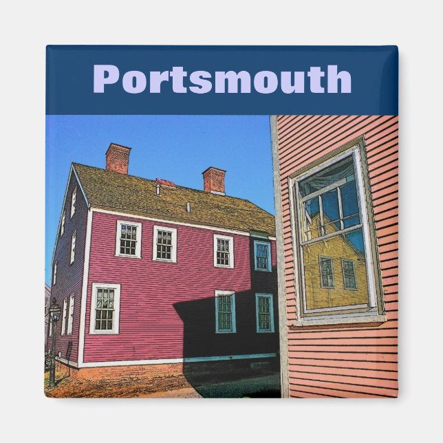 Magnet Portsmouth (NH) (Devant)