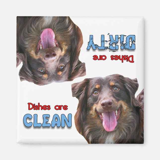 Magnet pour lave-vaisselle pour Amoureux de les ch (Devant)