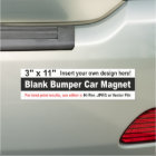 3" x 11" Concevez votre propre pare-chocs