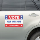 Campagne politique avec rouge blanc bleu, étoiles