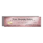 Carte de crédit unique Rose Sparkly Gold Parties s