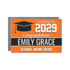 Couleurs de l'école noire et orange Défilé des dip