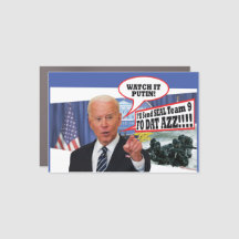 LE PRÉSIDENT BIDEN HUMOUR - BOUMPER STICKER - 4