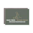Logo de massage, massothérapeute