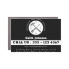 Logo de Monogramme noir de Handyman de constructio