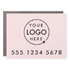 Logo d'entreprise Blush Pink Professionnel Feminin