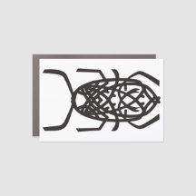 Magnat de voiture d'impression noire