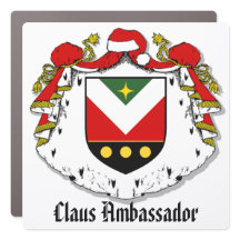Magnet de voiture - Claus Ambassadeur Crest