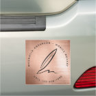 Notaire mobile Chic Rose Gold Quill