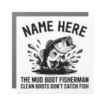 Pêcheur de Bass à Grande Bouche au Nom Personnalis