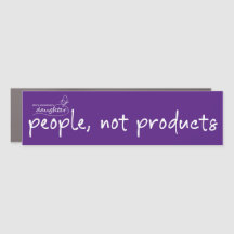 Personnes, pas produits Magnet de voiture