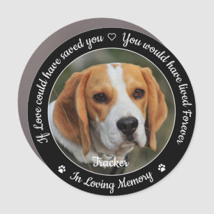 Magnet Pour Voiture Pet Memorial Animaux de compagnie Perdre Garde Sym