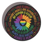 Social Justice Word Art Magnet voiture