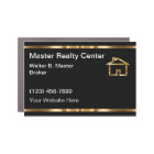 Symbole de la maison d'or de l'immobilier classiqu