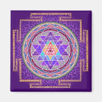 Magnet pourpre Sri Yantra