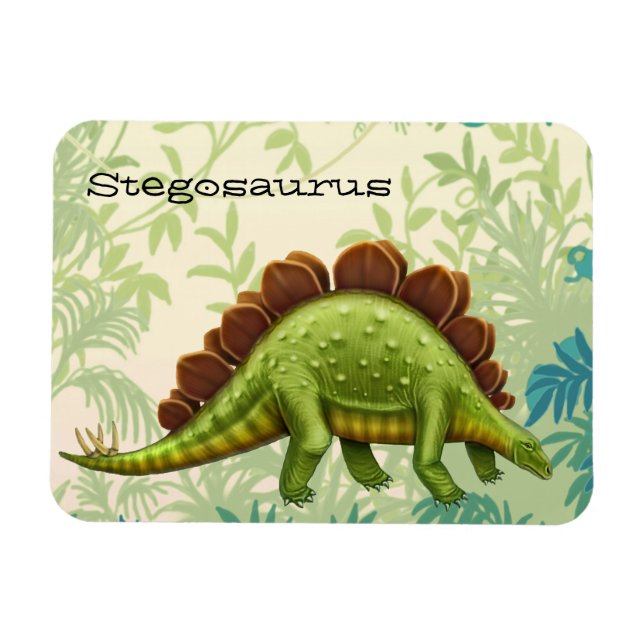Magnet préhistorique Stegosaurus Dinosaur (Horizontal)