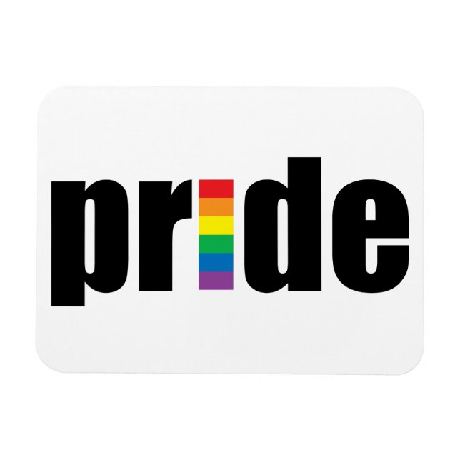 Magnet Premium gay pride (Horizontal)