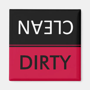 Magnet propre sale de lave-vaisselle