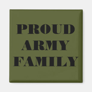 Magnet Proud Army Family