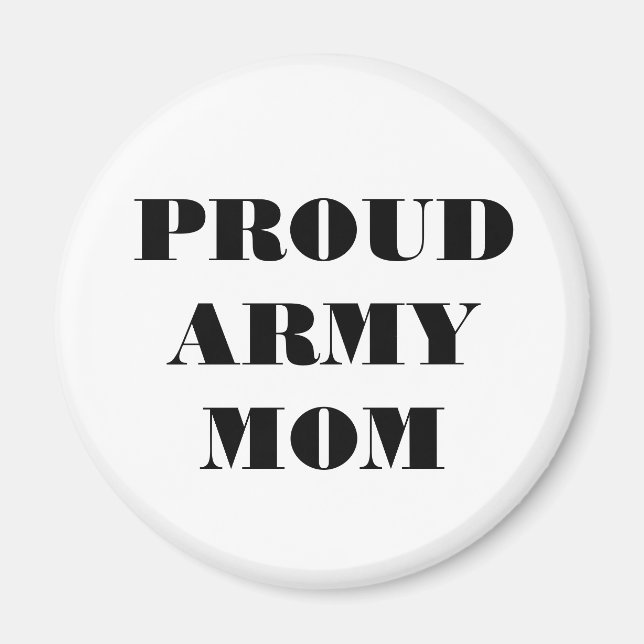Magnet Proud Army Mom (Front)